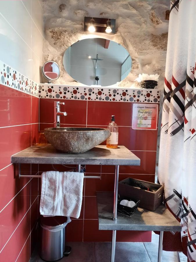 เลชัปเป เทรมูสซ็องต์ Bed & Breakfast Saint-Barthelemy-de-Vals ภายนอก รูปภาพ