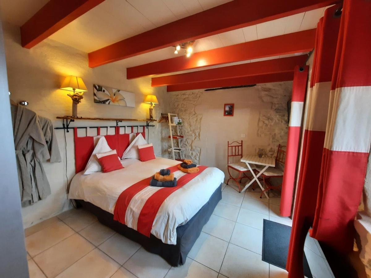 เลชัปเป เทรมูสซ็องต์ Bed & Breakfast Saint-Barthelemy-de-Vals ภายนอก รูปภาพ